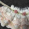 Handmade Retro Style Lace Collars Dog Necklace Cat Neckerchief Pink Rose 8.2"-11