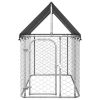 Outdoor Dog Kennel with Roof