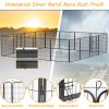 Dog Pens Outdoor 32" Height Foldable Heavy Duty Metal Portable Dog Playpen Indoor Anti-Rust Exercise Dog Fence with Doors for Large/Medium/S