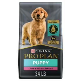 Purina Pro Plan for Puppies (Weight: 34 lb, Flavor: Lamb and Rice)